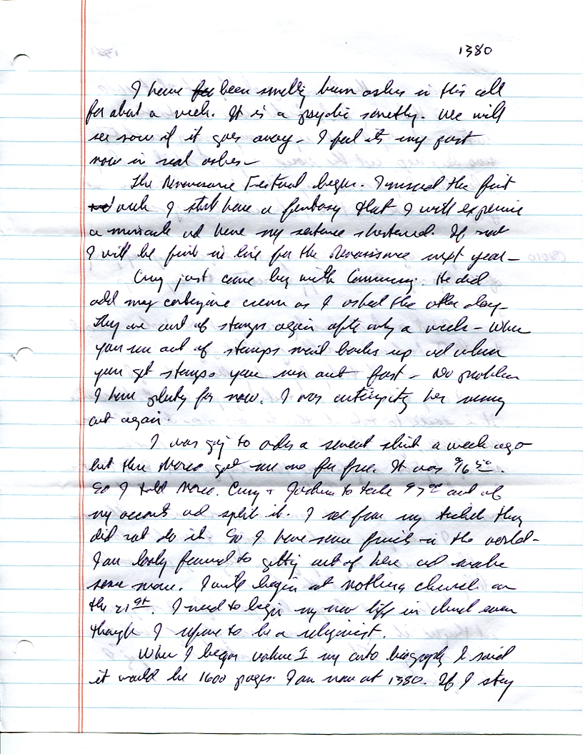 Dr John WorldPeace 2008 Prison Journal